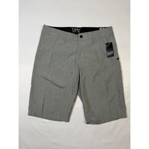 Fox Head Men's Gray Heathered Casual Shorts Size 32W 21L